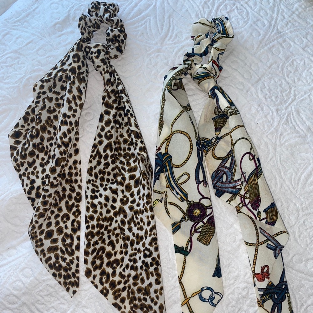 Hair scarfs/purse scarves.